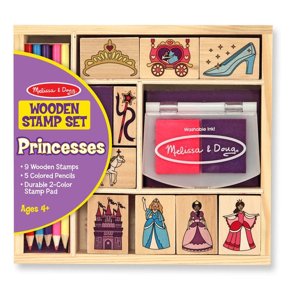 Wooden Princesses Stamp Set