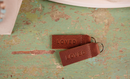 "Loved" Leather Key Chain