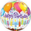 Bubble Birthday Balloons & Candles