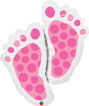 Pink Baby Feet Balloon