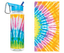 Tie Dye Towel and Water Bottle Set