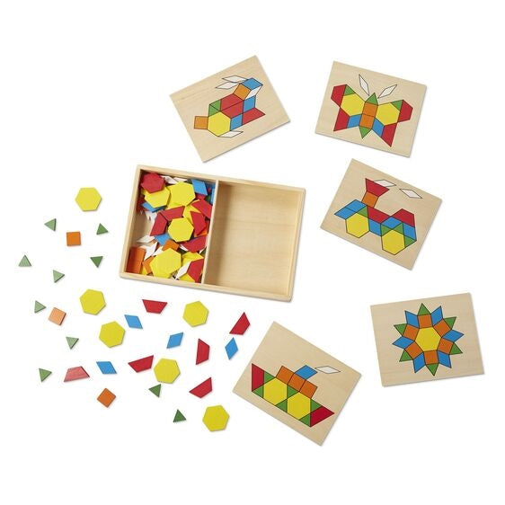 Pattern Blocks and Boards Classic Toy