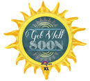 Chalkboard Sun Get Well SuperShape