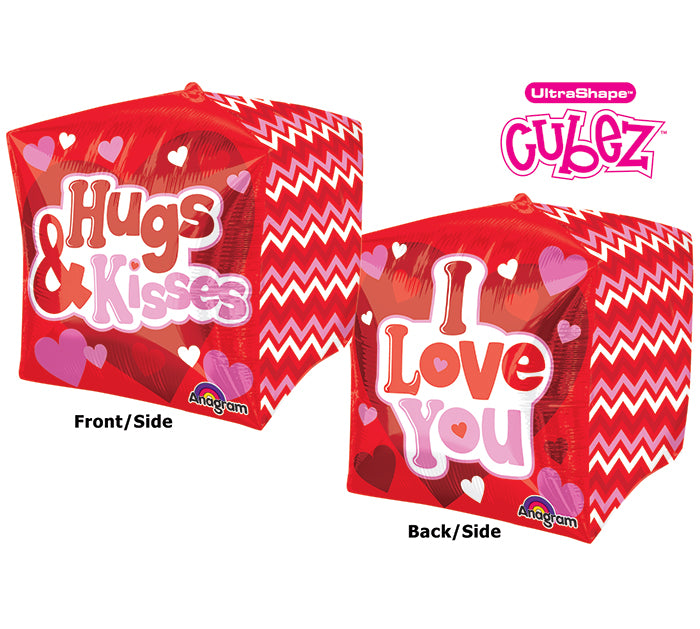 Cubez Love, Hugs & Kisses Balloon