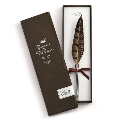 Vintage Feather Pen in Gift Box