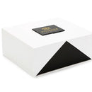 Clear Bottle Diffuser with White and Pink Flowers