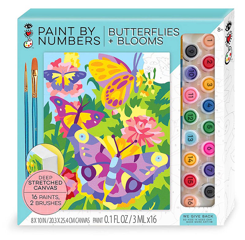 iHeartArt Paint By Numbers Butterflies + Blooms