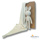 100% Organic Bamboo Blanket and White Rabbit, Perfect Gift