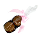 2 Piece Chocolate Dipped Cream Biscuit Set