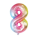 30" Number 8 Gradient Balloon