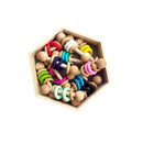 Silicone & Wood Rattle