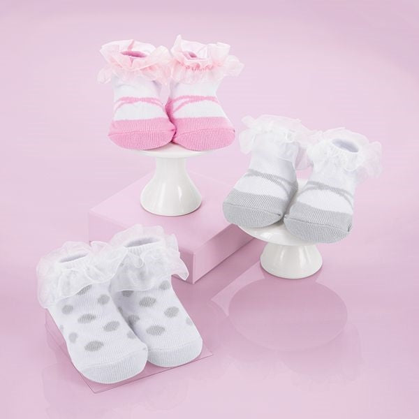 Baby Socks with Ruffles Gift Set