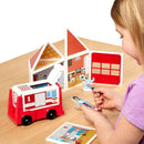 Magnetivity Magnetic Building Play Set Fire Station