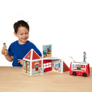 Magnetivity Magnetic Building Play Set Fire Station