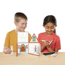 Magnetivity Magnetic Building Play Set - Draw & Build Castle