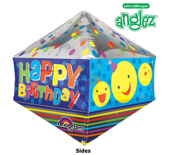 UltraShape Anglez Happy Birthday Smiley