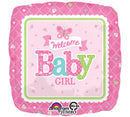 Jumbo Welcome Baby Girl Butterfly