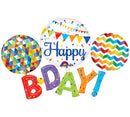 Multi-Balloon Happy B-D-A-Y Balloon