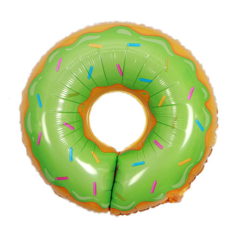 20" Green Frosted Doughnut Balloon