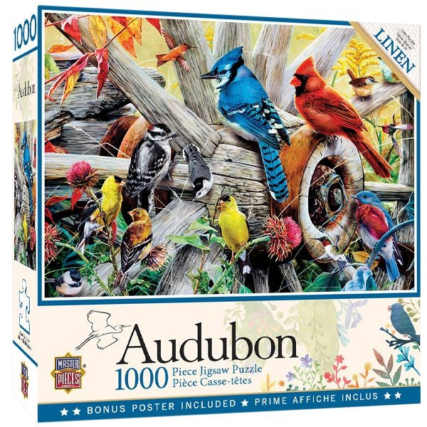 Audubon Backyard Birds Jigsaw Puzzle