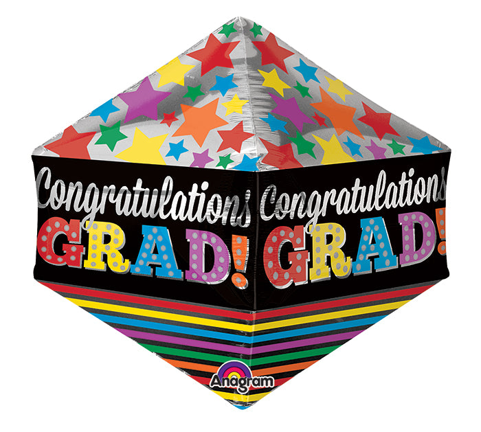Jumbo Congratulations Grad Stars Balloon