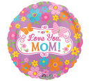 Jumbo Love Mom Flowers & Butterflies