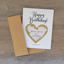 Scratch OFF Heart Happy Birthday Surprise Greeting Card