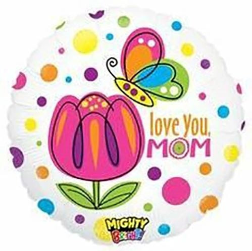 21" Love You, Mom Balloon