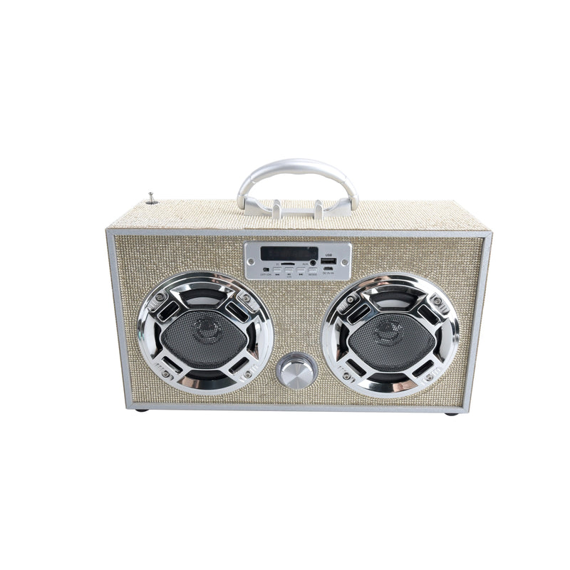Gold Bling Boombox