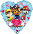 18" Paw Patrol Love Balloon