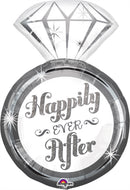 27" Happily Ever After Ring Balloon