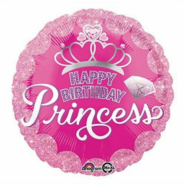 Princess Crown & Gem Foil Balloon