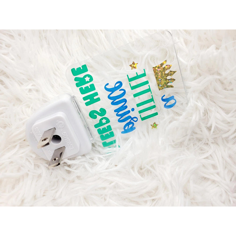 Tots And Tumblers Art - A Prince Sleeps Here Night Light