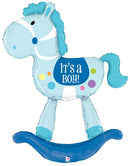 5 Foot Rocking Horse It's a Boy Balloon