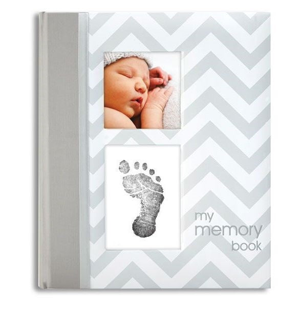 Gray Baby Photo Memory Book