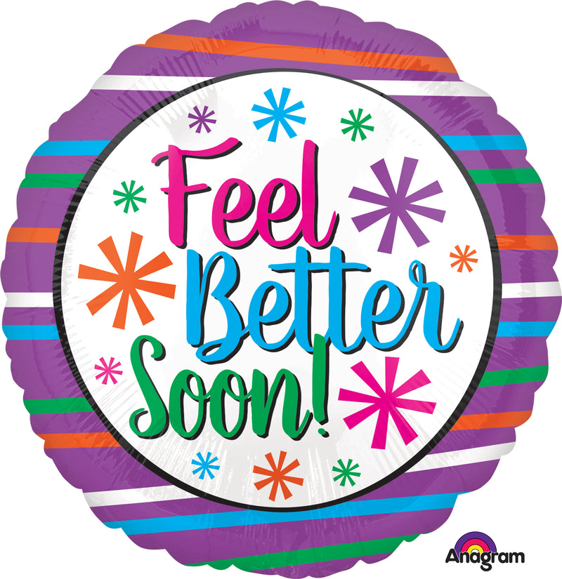 18" Feel Better Soon Balloon