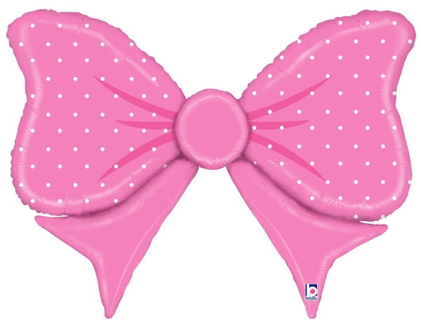 43" Pink Bow Balloon