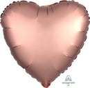 18" Rose Copper Heart Balloon