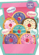 Happy Birthday & Many More Box Of Donuts Scratch & Sniff Card