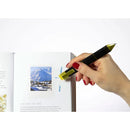 Pen Bookmark, 3-in-1 Erasable Gel Pen/Bookmark inc 2 refills