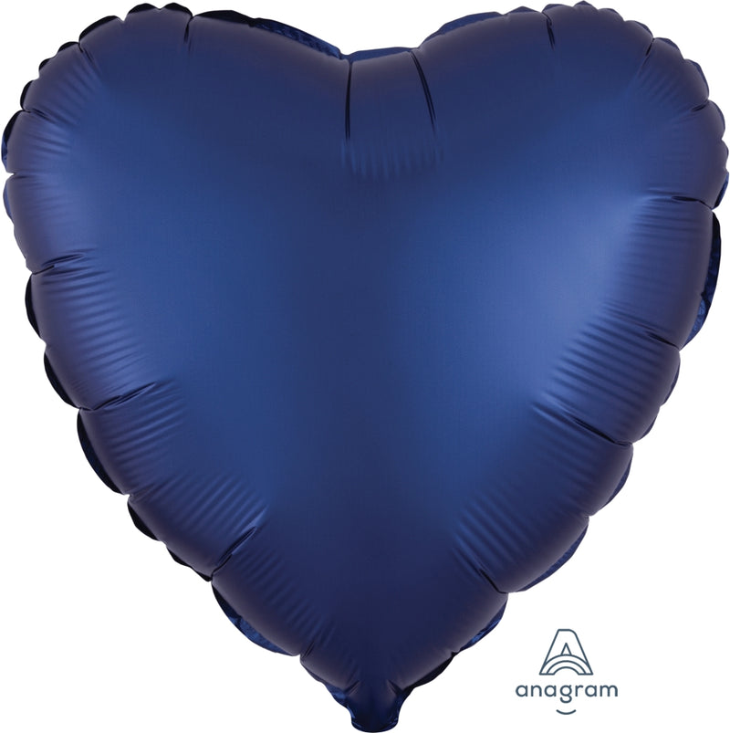 18" Navy Blue Heart