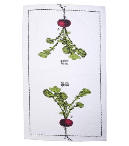 Farm To Table Dishtowel and Fruit Crate Gift Set