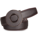 Brown Men’s Circlet Classic Ratchet Belt Open Circle Buckle