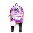 Hype Pink Holographic Mini Backpack