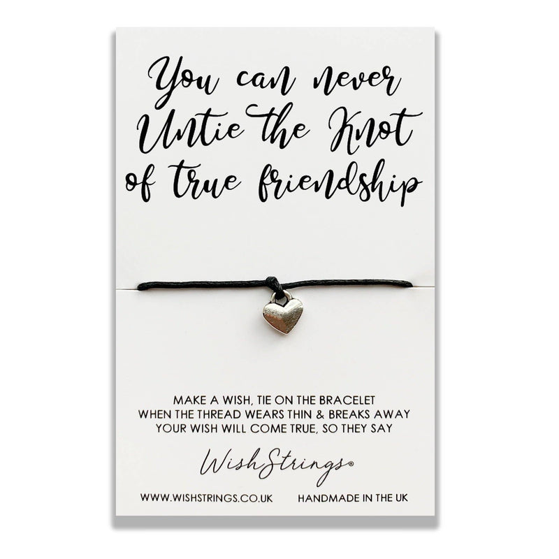 KNOT OF TRUE FRIENDSHIP - WishStrings Wish Bracelet 