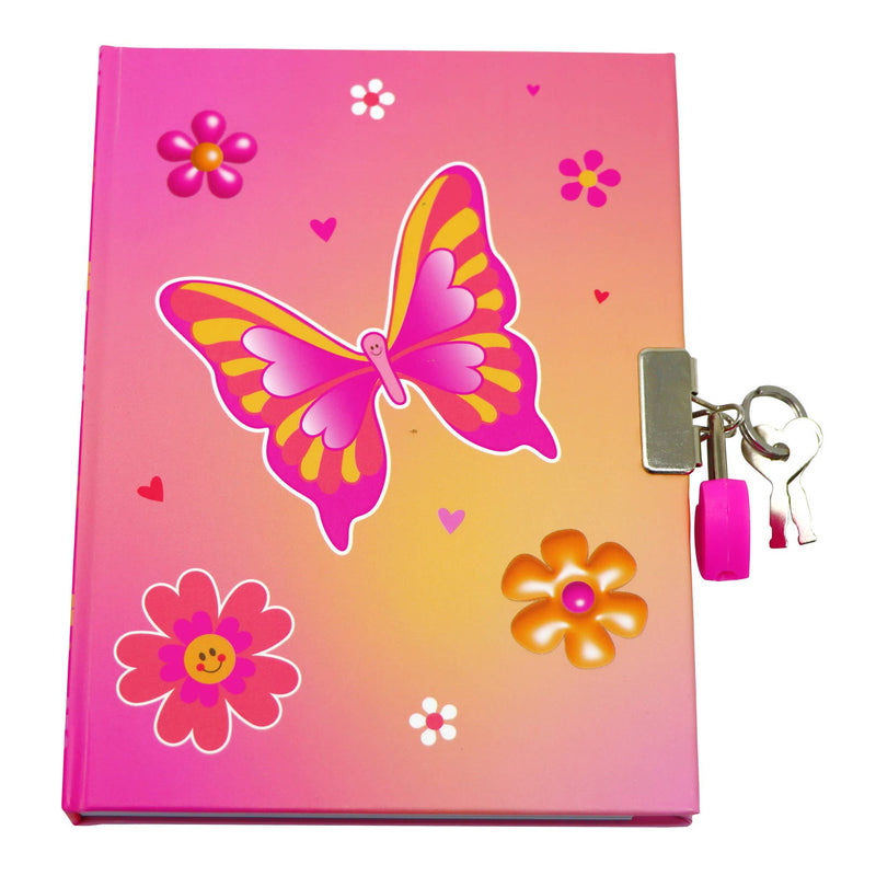 Vibrant Vacation Strawberry Scented Lockable Diary