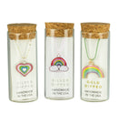 Kids Charm Necklace in a glass bottle - Collection Set