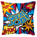 17" Great Job Square Balloon