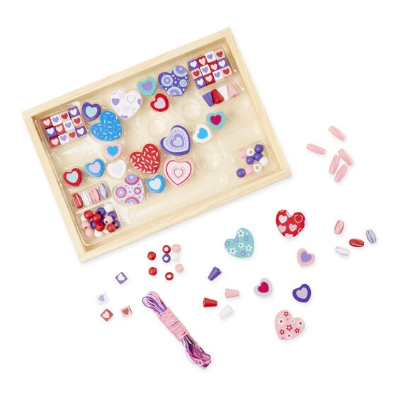 Created by Me! Heart Beads Wooden Bead Kit