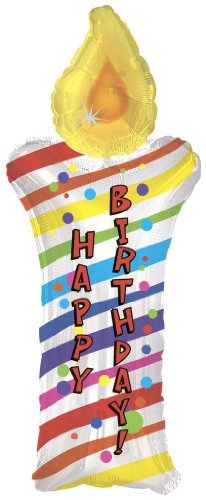 34'' Happy Birthday Candle Balloon